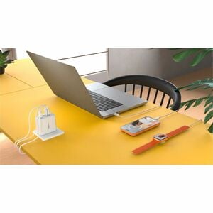 j5create JUP4370EF-N 70 W Adaptador de CA - 1 Pack - Adaptador universal - 3 USB Tipo C - para MacBook, Notebook, PC Table