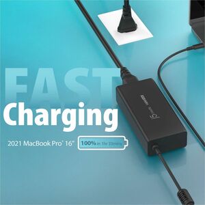 j5create JUP17140-EN 140 W Adaptador de carregador - Adaptador universal - 1 USB Tipo C - para Notebook, Tablet, Telefone,