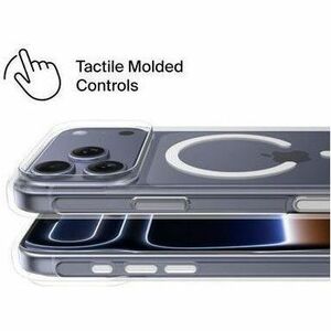 Belkin SheerForce Case for Apple iPhone 17 Pro Max Smartphone - Texture Sides - Clear - Glossy - Drop Resistant, Yellowing