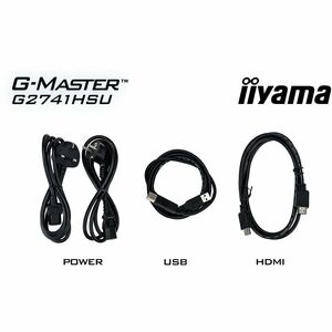Moniteur de jeu LCD iiyama G-MASTER Black Hawk G2741HSU-B1 27" Class Full HD - 16:9 - Noir mat - 68,6 cm (27") Viewable - 