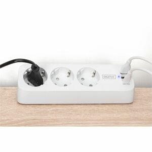 Digitus Steckdosenleiste - 3 x AC-Strom, 2 x USB Typ A, 1 x USB Typ C - 1,50 m Kabel - 16 A Stromstärke - 250 V AC Voltage