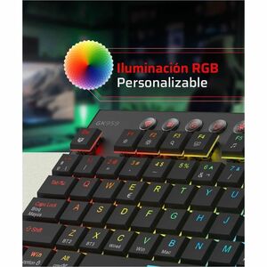 Balamrush Dominate Expert GK959 Teclado gaming - Sin teclado numérico - Inalámbrico Conectividad - USB Interfaz - RGB LED 
