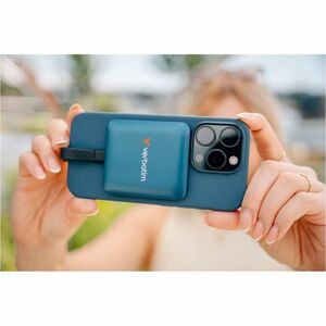 Verbatim SnapBack 1 TB Portable Solid State Drive - External - Blue Metallic - Smartphone, Desktop PC, MAC Device Supporte