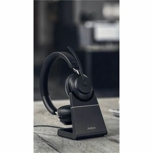 Jabra Evolve2 65 Headset - Microsoft Teams Certification - Stereo - Wireless - Bluetooth - 98.4 ft - On-ear, Over-the-head