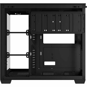 ASUS A32 Black ATX dual-chamber case with panoramic design supporting up to 420mm graphics cards in length 360mm radiators