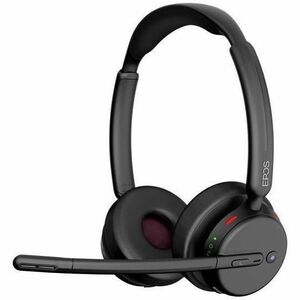 EPOS IMPACT Kabellos Kopfbügel, Auf den Ohren Stereo Headset - Schwarz - Microsoft-Teams-Zertifizierung - Binaural - Ohrau