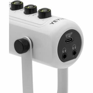 Micrófono PC Gamer Yeyian, Micrófono USB Condensador con Cancelación de Ruido, USB Tipo-C, Silencio, Control de Ganancia, 