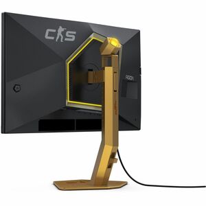 AOC AGON CS24A/P 24" Class Full HD Gaming LCD Monitor - 16:9 - Black, Gold - 24.1" Viewable - Esports Twisted Nematic (E-T
