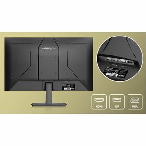 Hannspree HC271PFB 27" Class Full HD LED Monitor - 16:9 - 68.6 cm (27") Viewable - In-plane Switching (IPS) Technology - W