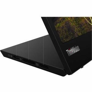 Lenovo ThinkVision M15 16" Class Full HD LED Monitor - 16:9 - Raven Black - 15.6" Viewable - In-plane Switching (IPS) Tech