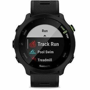 Garmin Forerunner 55 Smartwatch - 42 mm Case Height - 42 mm Case Width - Nero Colore della struttura - Silicone Band Mater