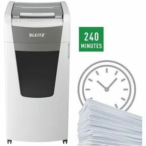 Leitz IQ Autofeed Office Pro 600 Paper Shredder - Continuous Shredder - Cross Cut - 15 Per MinuteCards - for shredding Sta