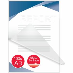 ACCO Document Laminating Pouch - Sheet Size Supported: A3 303 mm Width x 426 mm Length - Laminating Pouch/Sheet Size: 80 µ