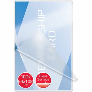 ACCO Card Laminating Pouch - Laminating Pouch/Sheet Size: 125 µm Thickness - High Gloss - for Visitor Card, Photo, Licence
