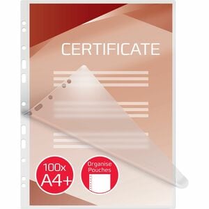 Organise - Sheet Size Supported: A4 229 mm Width x 303 mm Length - Laminating Pouch/Sheet Size: 125 µm Thickness - High Gl