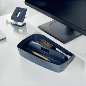 ACCO Ergo Monitor Stand - Up to 61 cm (24") Screen Support - 20 kg Load Capacity - 8 cm Height x 56 cm Width x 21 cm Depth