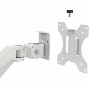 ACCO Ergo Mounting Arm for Monitor, Curved Screen Display - Grey - Landscape/Portrait - Height Adjustable - 2 Display(s) S