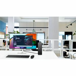 Dell Pro Slim Essential QVS1260 Desktop Computer - Intel Core i3 14th Gen i3-14100 - 8 GB - 512 GB PCI Express NVMe 3.0 SS