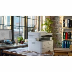 HP 355sdnw Wired & Wireless Laser Multifunction Printer - Monochrome - Copier/Printer/Scanner - 1200 x 1200 dpi Print - Au