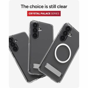 ZAGG Crystal Palace Case for Samsung Galaxy S26+ Smartphone - Textured Edges, Textured Grip - Clear - Drop Resistant, Yell