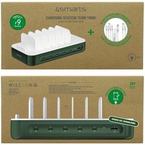 4smarts Team 100 W Ladestation - 100 W - 5 V Gleichstrom, 9 V DC, 12 V Gleichstrom - 3 A