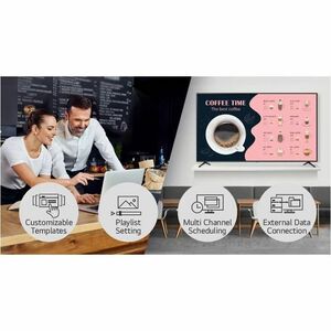 LG 65PK640S 1651 mm LCD Digital Signage Display - 16 Hours/ 7 Days Operation - High Dynamic Range (HDR) - 3840 x 2160 - 8 