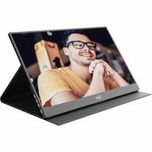 AOC 16T20 16" Class Full HD LCD Monitor - 16:9 - Black - 15.6" Viewable - In-plane Switching (IPS) Technology - 1920 x 108