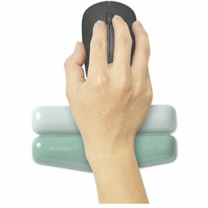 Kensington Duo Gel Wrist Rest - 0.76"" (19.30 mm) Height x 6.69"" (170 mm) Width x 3.09"" (78.50 mm) Depth - Green - Polyu