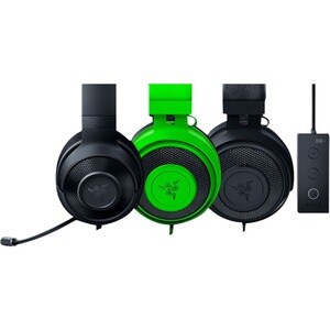 Casque de jeu Razer Kraken X Lite - Filaire - Design Sur tête - Stéréo - Binaural - Circumaural - 32 Ohm - Fréquence 12 Hz