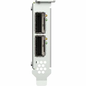 QNAP QXG-100G2SF-BCM 100Gigabit Ethernet Card for NAS Storage Device - QSFP28 - Plug-in Card - PCI Express 4.0 x16 - Low-p