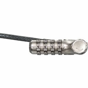 Targus DEFCON ASP106RGLXS Cable Lock For Notebook, Docking Station, Monitor - 1.98 m Cable - Resettable/Serialized - 4-dig