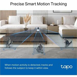 Cámara de red Tapo C230 5Megapíxel 3K - Color - 12.19m Infrarrojos Visión Nocturna - H.264 - 2880 x 1620 - 4mm Fijo Lentes