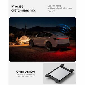 Spigen Vehicle Mount for Satellite Internet System - Black - 22.68 kg Load Capacity