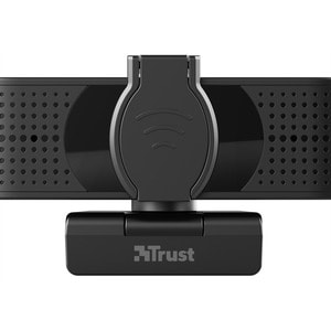 Trust Webcam - 30 fps - Black - USB 2.0 - 3840 x 2160 Video - Auto-focus - 74° Angle - Microphone - For Computer, Notebook