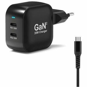 WALL CHARGER TYPE C PD 35W GAN + CTOC CABLE 2 M - EU