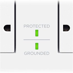 CyberPower CSB6WS Essential 6 - Outlet Surge Protector with 1800 J Surge Suppression - Clamping Voltage 800V, NEMA 5-15P, 