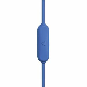 JBL Endurance Run 3 Wired Earbud, Behind-the-ear Stereo Earset - Blue - Binaural - In-ear - 20 Hz to 20 kHz - Mini-phone (