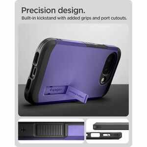 Spigen Tough Armor Case for Google Pixel 10a Smartphone - Ash Violet