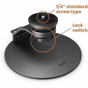 BenQ ST30 Projector Stand - 8 kg Load Capacity - 19.6 cm Width - Desktop - Metal - For Projector, Gaming, Living Room - Du