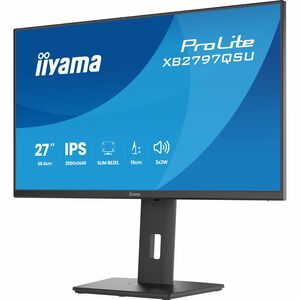 Moniteur LED iiyama ProLite XB2797QSU-B1 27" Classe WQHD - 16:9 - Noir mat - 68,6 cm (27") Viewable - Technologie IPS - LE
