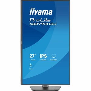 Moniteur LED iiyama ProLite XB2793HSU-B1 27" Classe Full HD - 16:9 - Noir mat - 68,6 cm (27") Viewable - Technologie IPS -