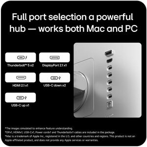 LG UltraFine 32U990A-S 32" Class 6K LCD Monitor - 16:9 - 31.5" Viewable - Nano In-plane Switching (Nano IPS) Black Technol