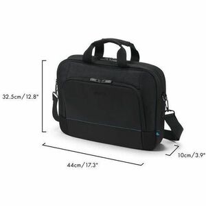 Dicota TWO Carrying Case for 38.1 cm (15") to 43.9 cm (17.3") Notebook - Water Resistant, Weather Resistant - 300D rPET Po