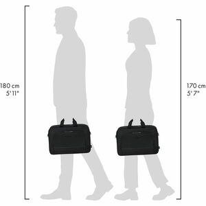 Dicota TWO Carrying Case for 33 cm (13") to 35.6 cm (14") Notebook - Black - Water Resistant, Weather Resistant - 300D rPE