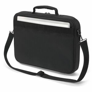Dicota TWO Tasche für 38,1 cm (15 Zoll) bis 43,9 cm (17,3 Zoll) Notebook - Schwarz - 300D rPET Polyester Körper - wasserab