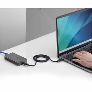 StarTech USB4 to Ethernet Adapter, 10GbE, Multi-Gigabit, Thunderbolt Compatible, 10GBASE-T/5G/2.5G NIC, USB4 Cable, Window