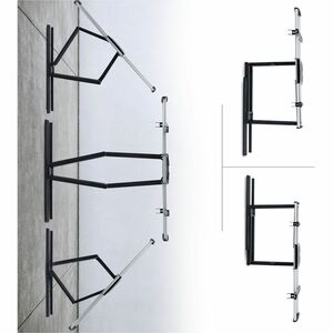 StarTech.com Ultraflache, vollbewegliche TV-Wandhalterung für Flachbildschirme bis 65 Zoll und 45 kg, VESA 600x400, flache