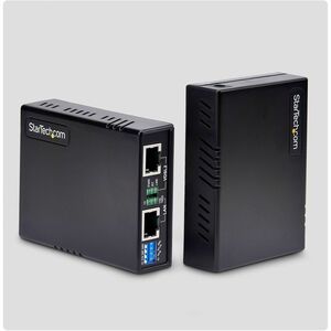 StarTech.com VDSL2 Network Extender - TAA Compliant - Black - 4 x Network (RJ-45) - 1 km Operating Distance - Plastic