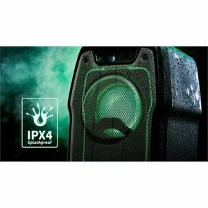 Sharp XParty Sing PS-931 Tragbar Bluetooth Lautsprechersystem - 180 W RMS - Schwarz - Tabletop - Aufladbarer Akku - USB