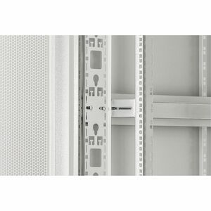 Digitus 42U Bodenstehend Geschlossener Schrank Rackschrank für PDU, Server, Gestell - Hellgrau - Stahl - 1200 kg Maximale 